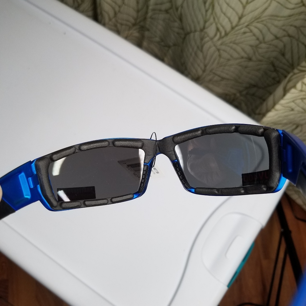 Blue Designer Motorcycle Riding Sunglasses Bin22 - Picture 14 of 16
